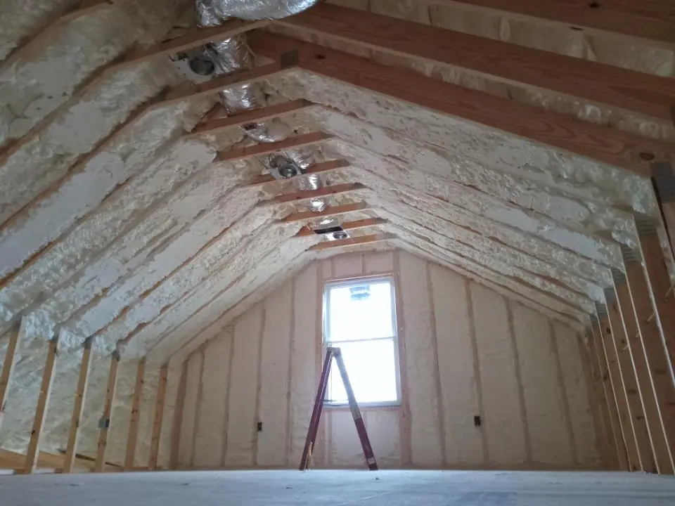 Spray foam roofing application for Crawl Space Insulation project in South Strabane